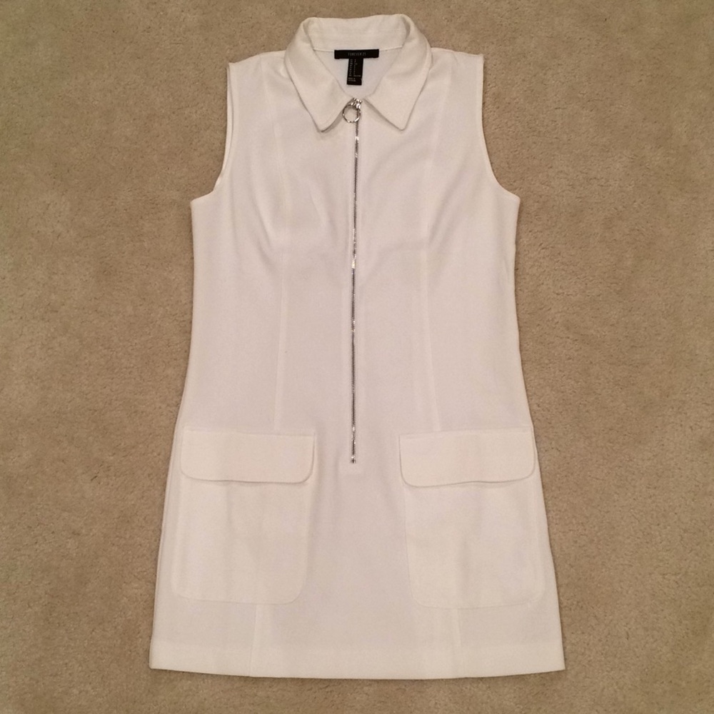 white F21 dress